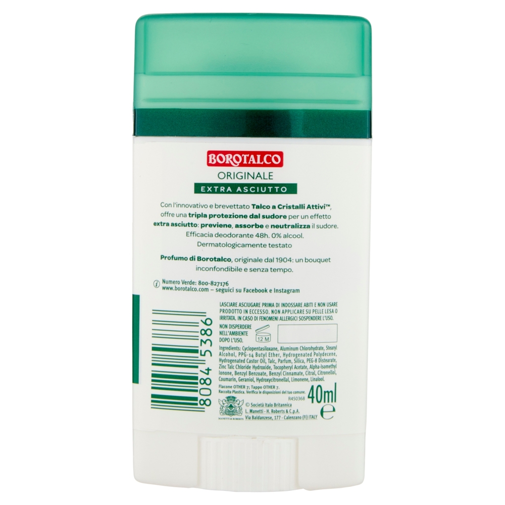 Borotalco Originale Profumo di Borotalco Deo Stick 40 ml